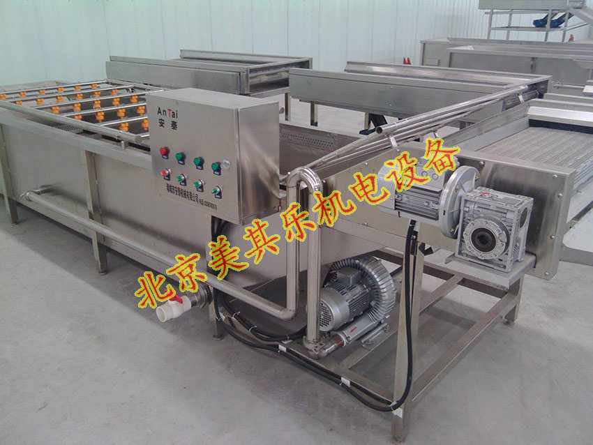 2GH510/1.6kw高壓鼓風(fēng)機(jī)用于蔬菜清洗機(jī)配套現(xiàn)場圖